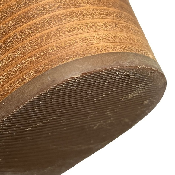 LUCKY BRAND Nacria Black Suede Peep Toe Ankle Booties Sandals Shoes Size 6.5M - Picture 13 of 16